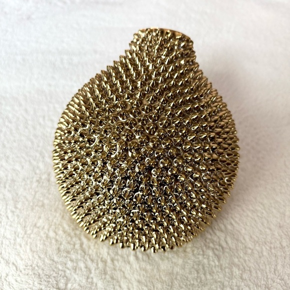 Textured Gold Decorative Vase - Picture 1 of 4